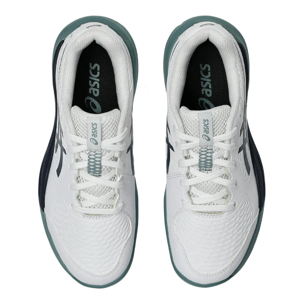 Asics Gel Resolution X GS Junior Tennis Shoe (White/Midnight) - RacquetGuys.ca