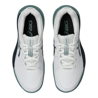 Asics Gel Resolution X GS Junior Tennis Shoe (White/Midnight) - RacquetGuys.ca