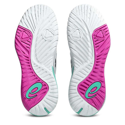 Asics Gel Resolution X Men's Tennis Shoe (White/Aurora Green)