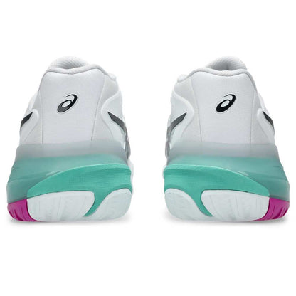 Asics Gel Resolution X Men's Tennis Shoe (White/Aurora Green)