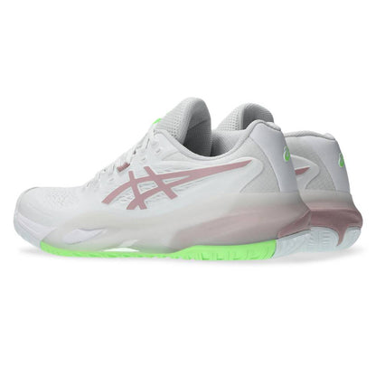 Asics Gel Resolution X Wide Women's Tennis Shoe (White/Morganite) - RacquetGuys.ca