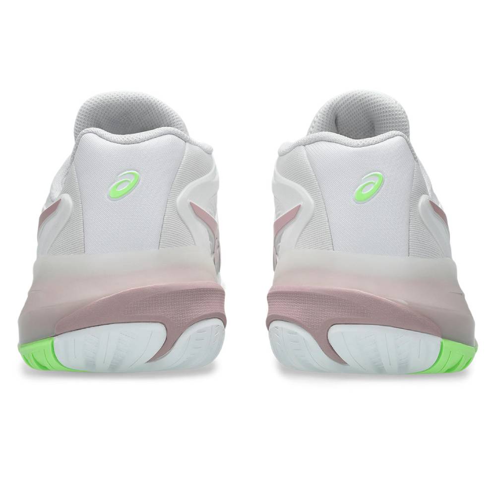 Asics Gel Resolution X Wide Women's Tennis Shoe (White/Morganite) - RacquetGuys.ca