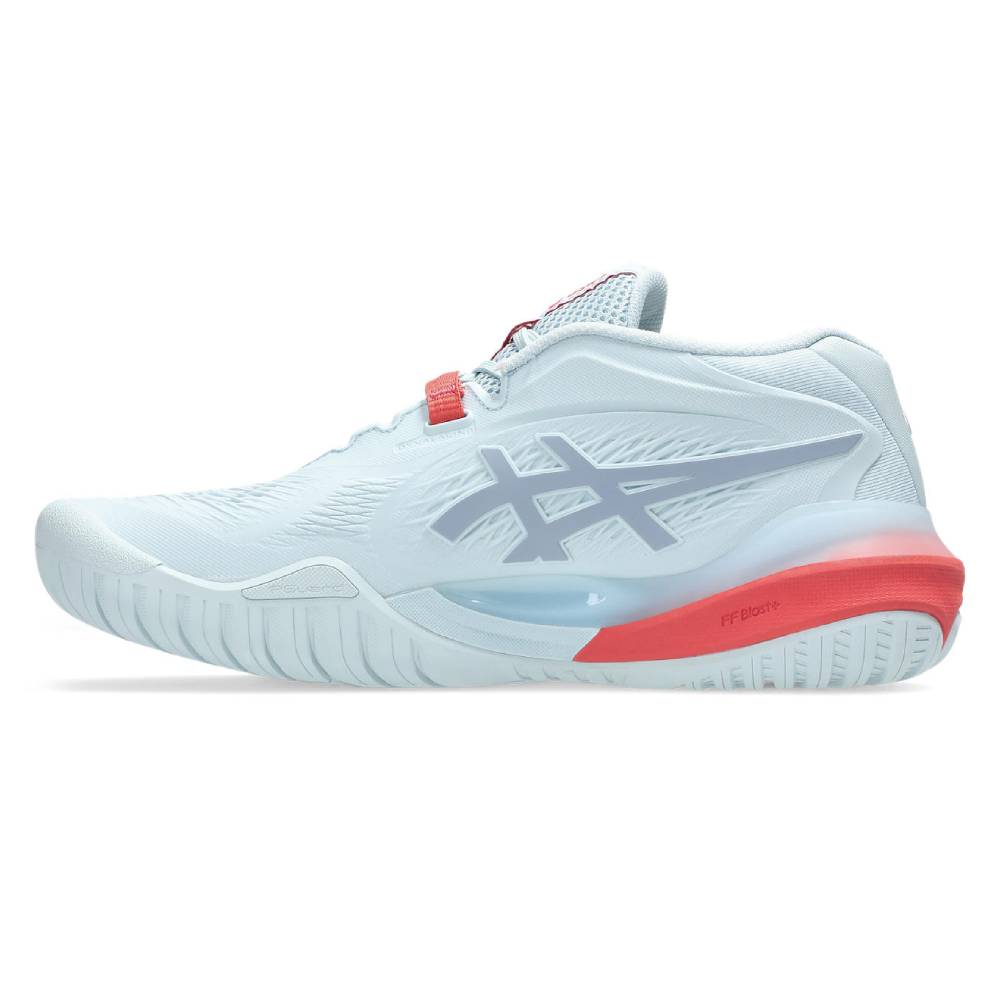 Asics Gel Resolution X Women's Tennis Shoe (Sky/Grey Blue) - RacquetGuys.ca