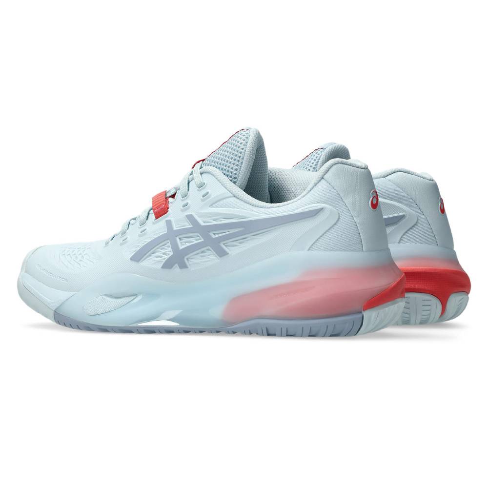 Asics Gel Resolution X Women's Tennis Shoe (Sky/Grey Blue) - RacquetGuys.ca