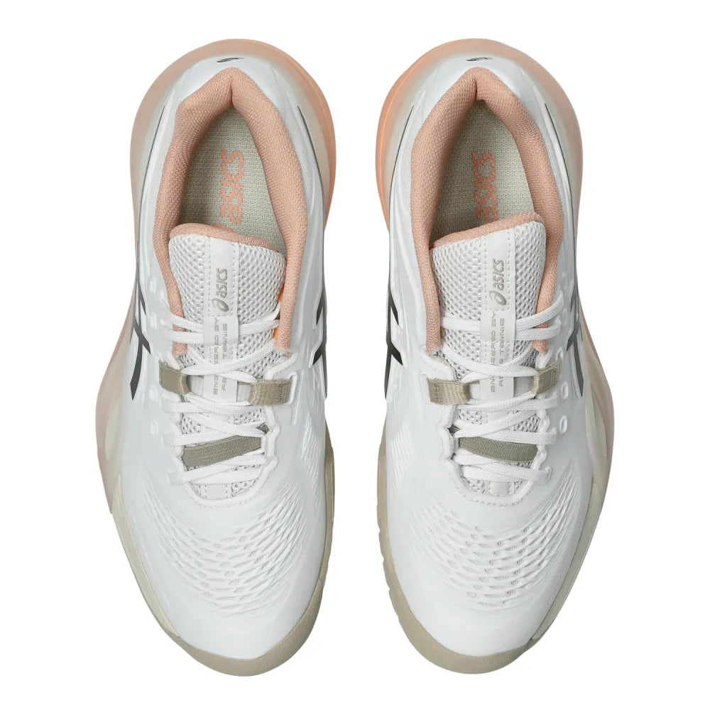 Asics Gel Resolution X Women's Tennis Shoe (White/Black CoFFee) - RacquetGuys.ca