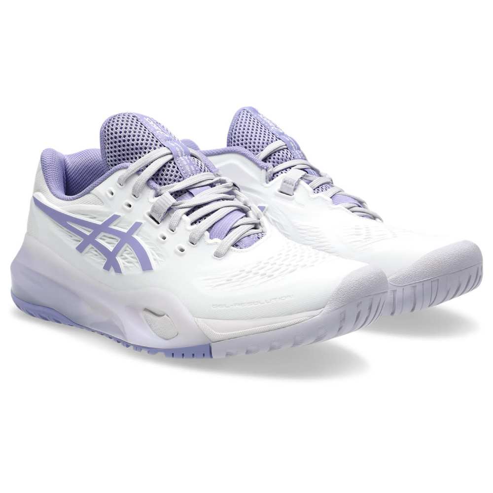 Asics Gel Resolution X Women's Tennis Shoe (White/Bluebell) - RacquetGuys.ca