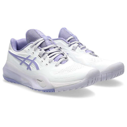 Asics Gel Resolution X Women's Tennis Shoe (White/Bluebell) - RacquetGuys.ca