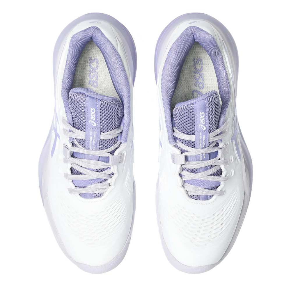Asics Gel Resolution X Women's Tennis Shoe (White/Bluebell) - RacquetGuys.ca