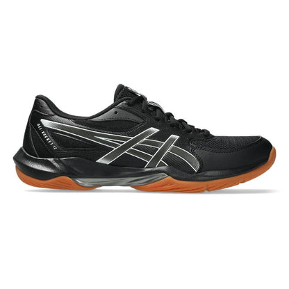 Asics Gel Rocket 12 Men's Indoor Court Shoe (Black/Gunmetal) - RacquetGuys.ca