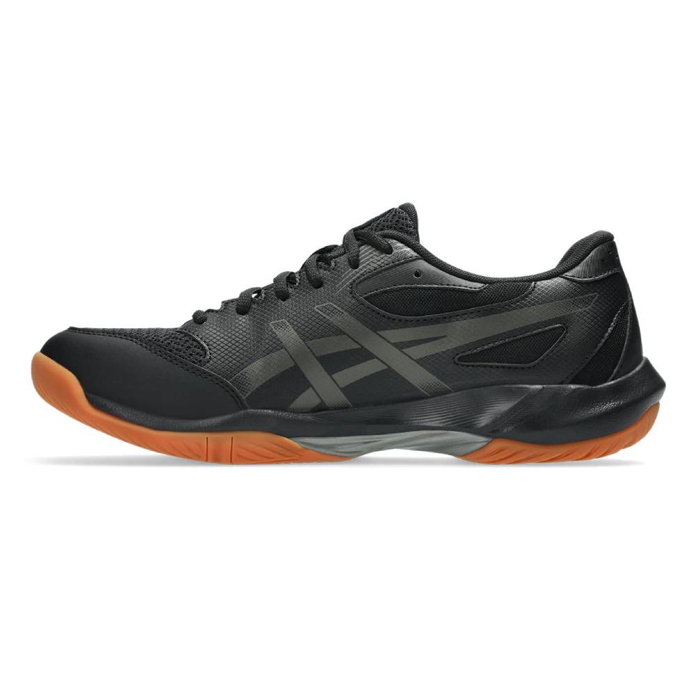 Asics Gel Rocket 12 Men's Indoor Court Shoe (Black/Gunmetal) - RacquetGuys.ca