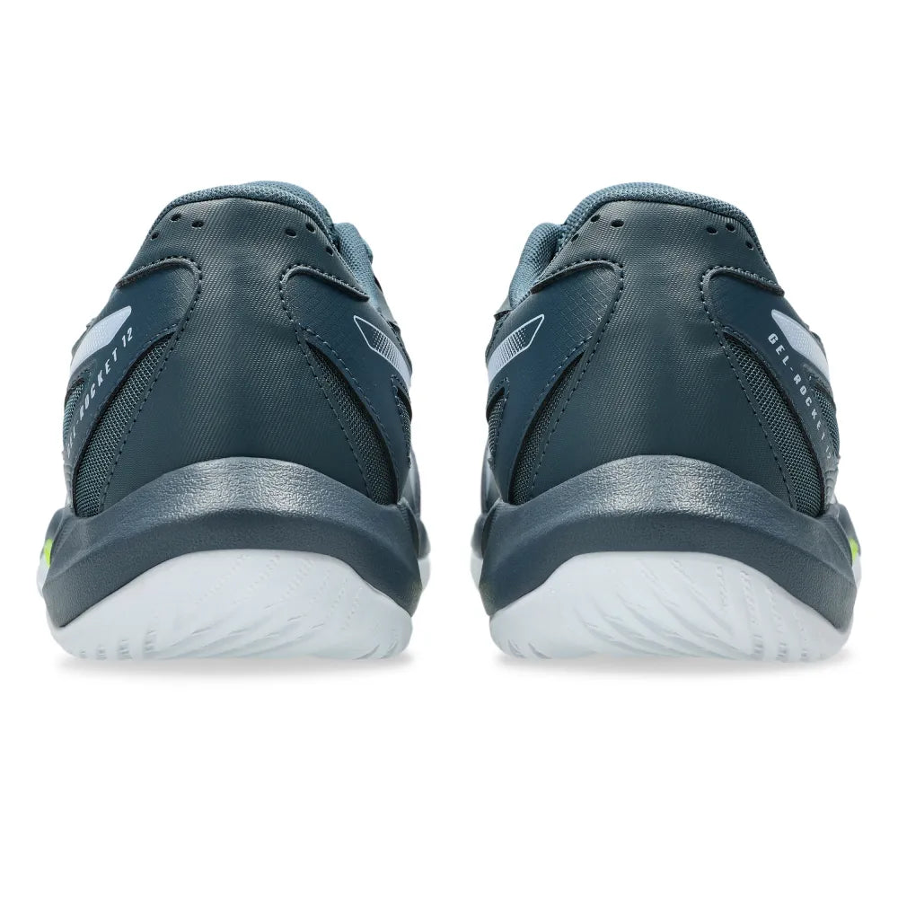 Asics Gel Rocket 12 Men's Indoor Court Shoe (Raw Indigo/White) - RacquetGuys.ca