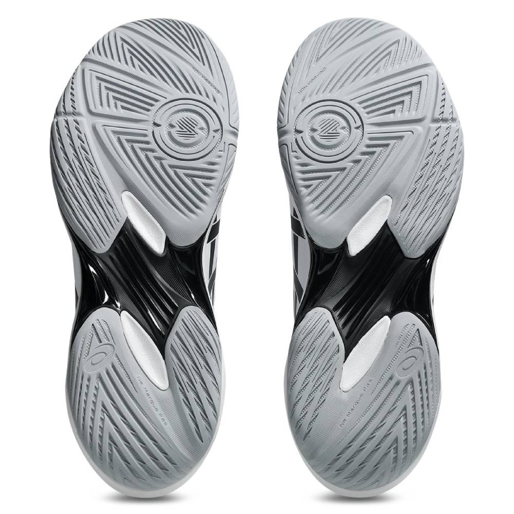 Asics Gel Rocket 12 Men's Indoor Court Shoe (White/Black) - RacquetGuys.ca