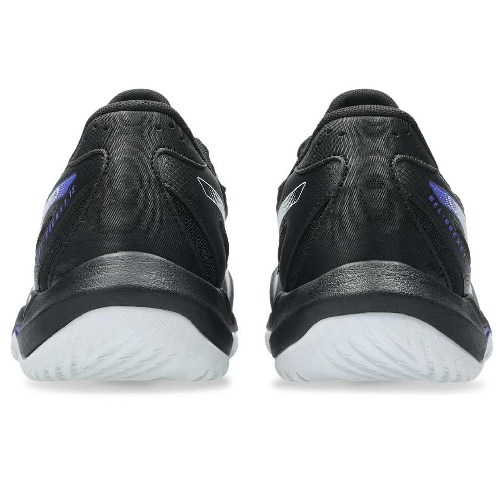 Asics Gel Rocket 12 Men's Indoor Court Shoe (Black/Cobalt Burst) - RacquetGuys.ca