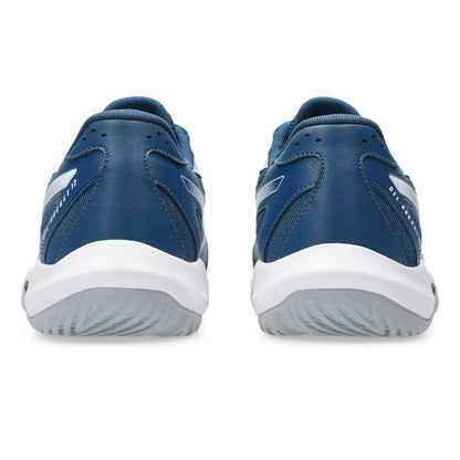 Asics Gel Rocket 12 Wide Men's Indoor Court Shoe (Mako Blue/Piedmont Grey) - RacquetGuys.ca