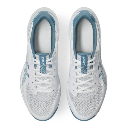 Asics Gel Rocket 12 Wide Men's Indoor Court Shoe (White/Cool Grey) - RacquetGuys.ca