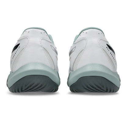 Asics Gel Rocket 12 Wide Men's Indoor Court Shoe (White/Steel Grey) - RacquetGuys.ca