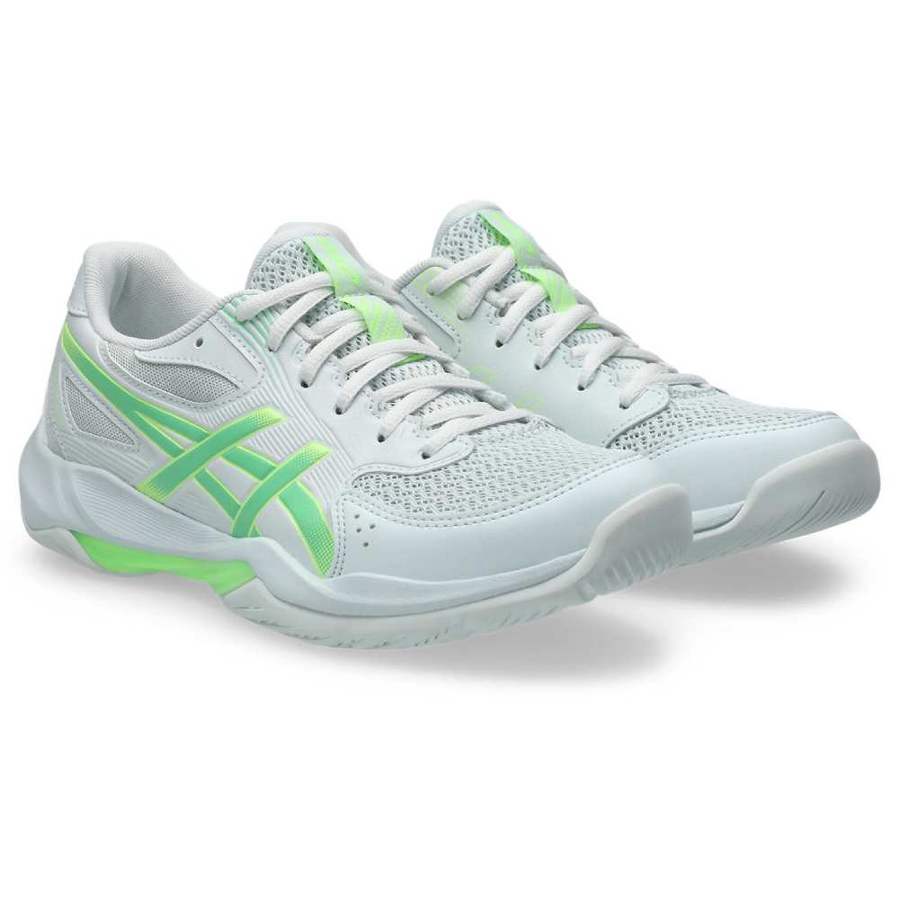 Asics Gel Rocket 12 Women's Indoor Court Shoe (Arctic Blue/Menthol) - RacquetGuys.ca