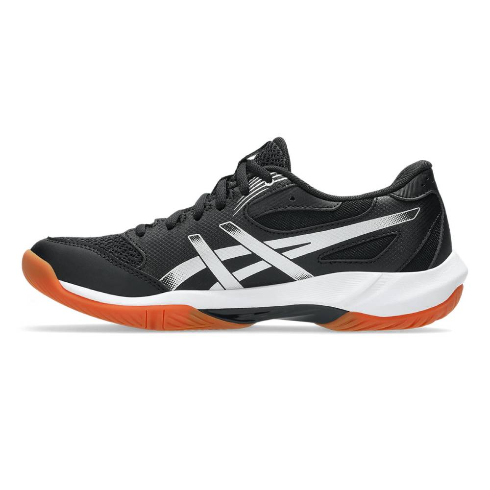 Asics Gel Rocket 12 Women's Indoor Court Shoe (Black/White) - RacquetGuys.ca