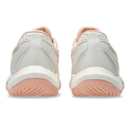 Asics Gel Rocket 12 Women's Indoor Court Shoe (Soft Oat/Cantaloupe) - RacquetGuys.ca