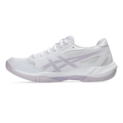 Asics Gel Rocket 12 Women's Indoor Court Shoe (White/Dahlia) - RacquetGuys.ca