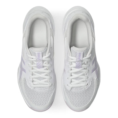 Asics Gel Rocket 12 Women's Indoor Court Shoe (White/Dahlia) - RacquetGuys.ca