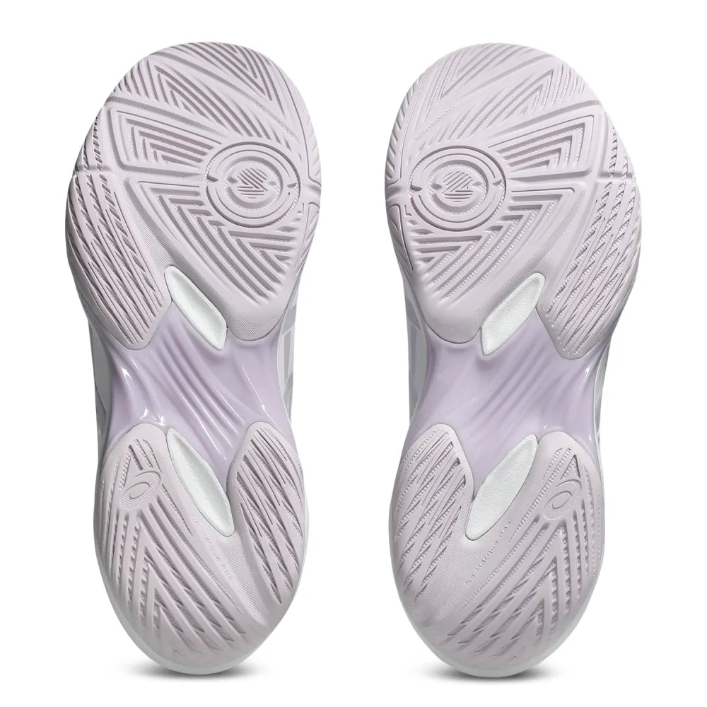 Asics Gel Rocket 12 Women's Indoor Court Shoe (White/Dahlia) - RacquetGuys.ca