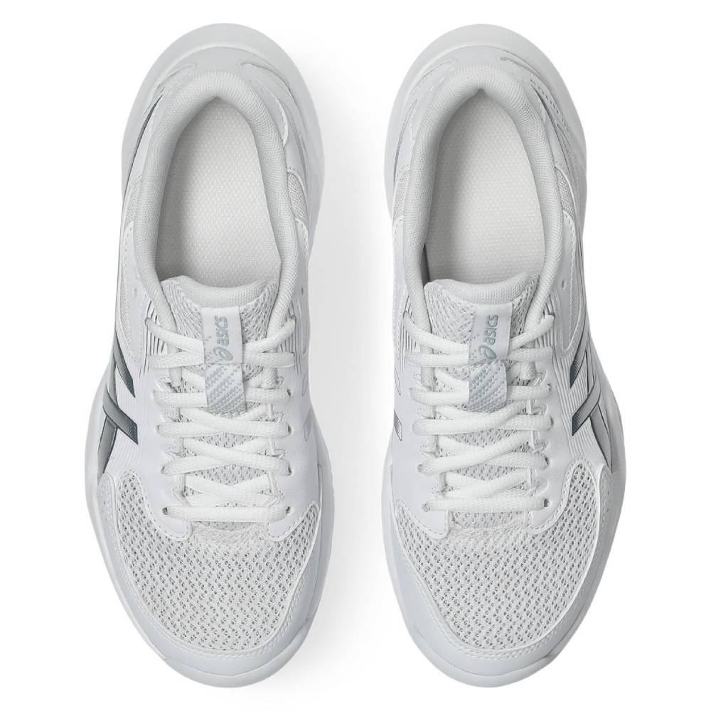 Asics Gel Rocket 12 Women's Indoor Court Shoe (White/Pure Silver) - RacquetGuys.ca