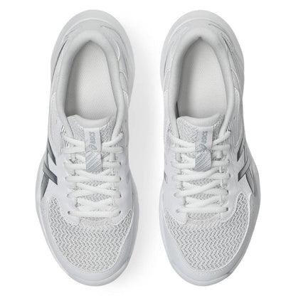 Asics Gel Rocket 12 Women's Indoor Court Shoe (White/Pure Silver) - RacquetGuys.ca