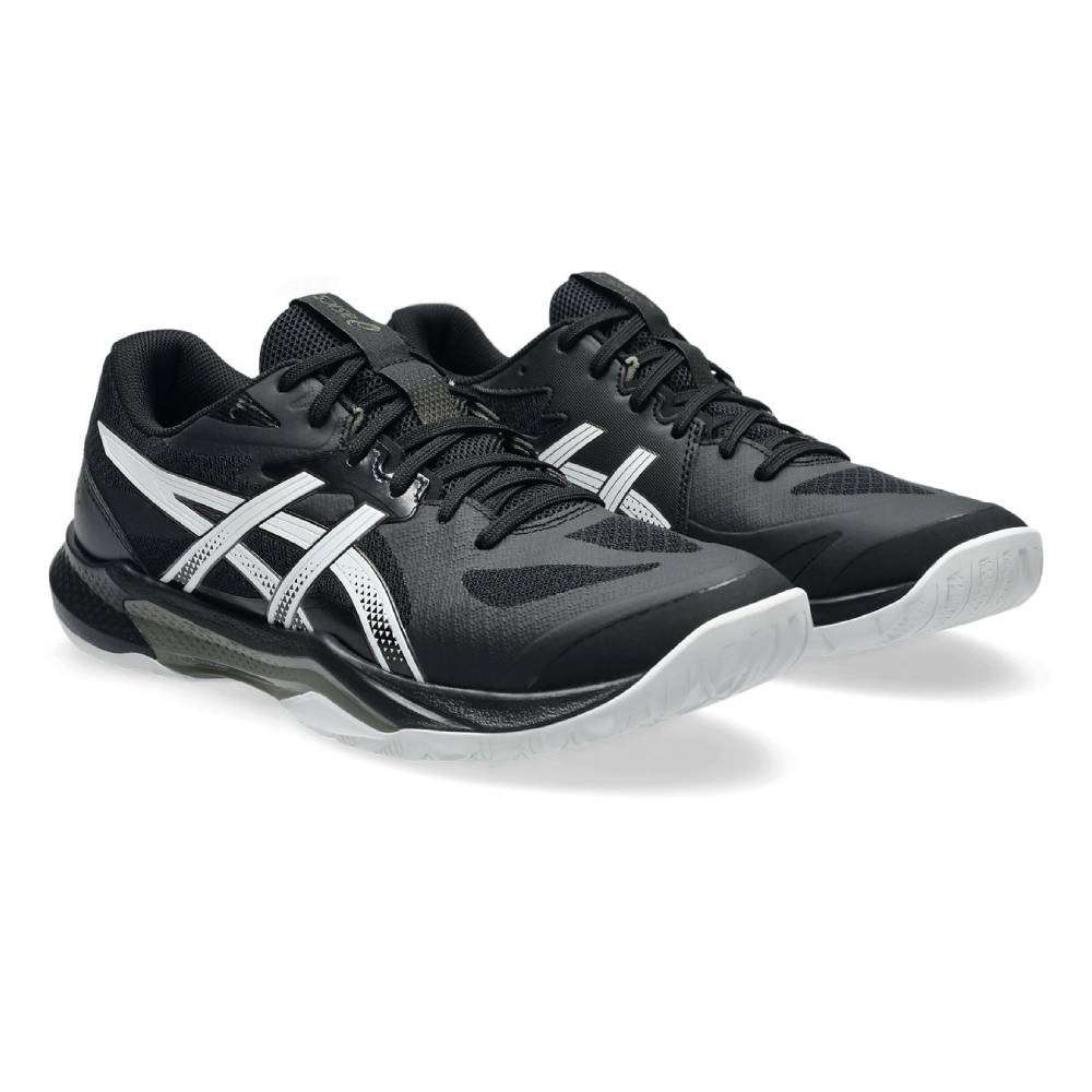 Asics Gel Tactic 13 Men's Indoor Court Shoe (Black/White) - RacquetGuys.ca