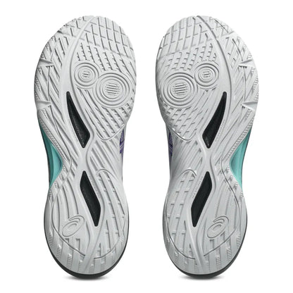 Asics Gel Tactic 13 Men's Indoor Court Shoe (Concrete/Radiant Amethyst) - RacquetGuys.ca