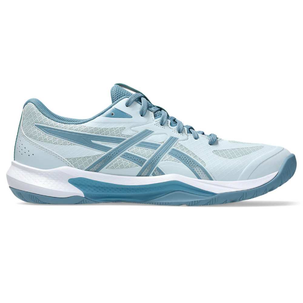 Asics Gel Tactic 13 Men's Indoor Court Shoe (Cool Grey/Saba Blue) - RacquetGuys.ca