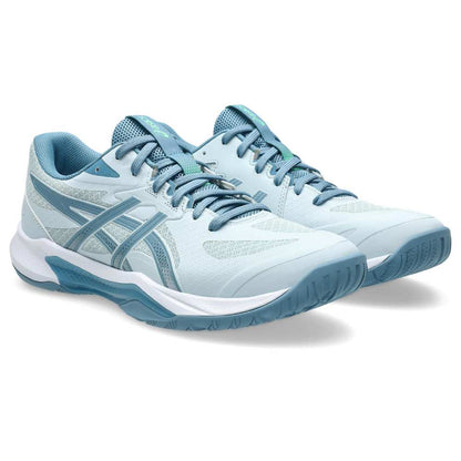Asics Gel Tactic 13 Men's Indoor Court Shoe (Cool Grey/Saba Blue) - RacquetGuys.ca