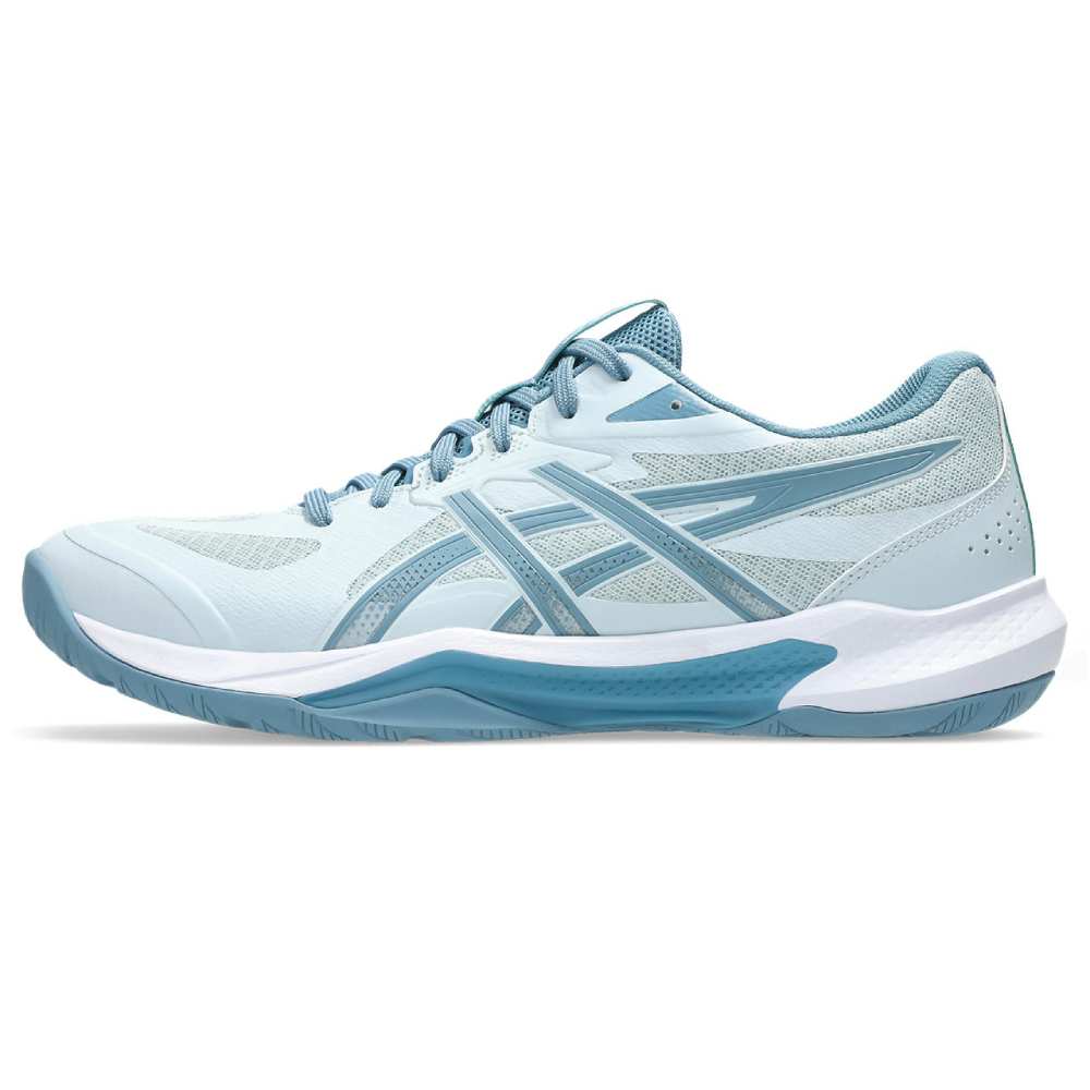 Asics Gel Tactic 13 Men's Indoor Court Shoe (Cool Grey/Saba Blue) - RacquetGuys.ca