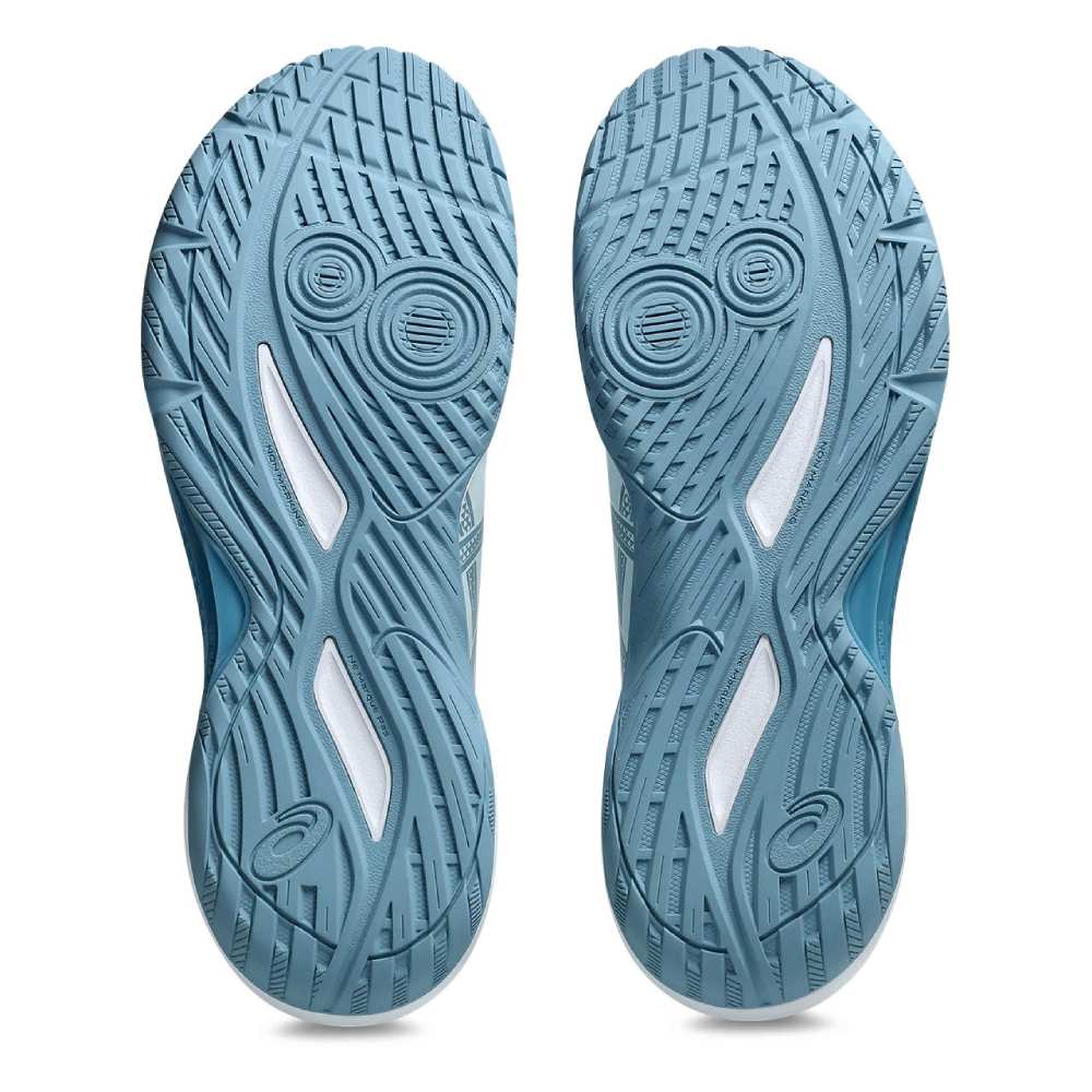 Asics Gel Tactic 13 Men's Indoor Court Shoe (Cool Grey/Saba Blue) - RacquetGuys.ca