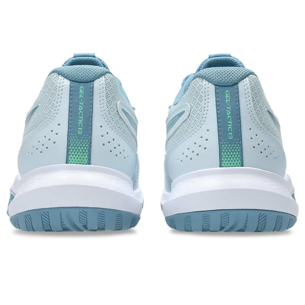 Asics Gel Tactic 13 Men's Indoor Court Shoe (Cool Grey/Saba Blue) - RacquetGuys.ca