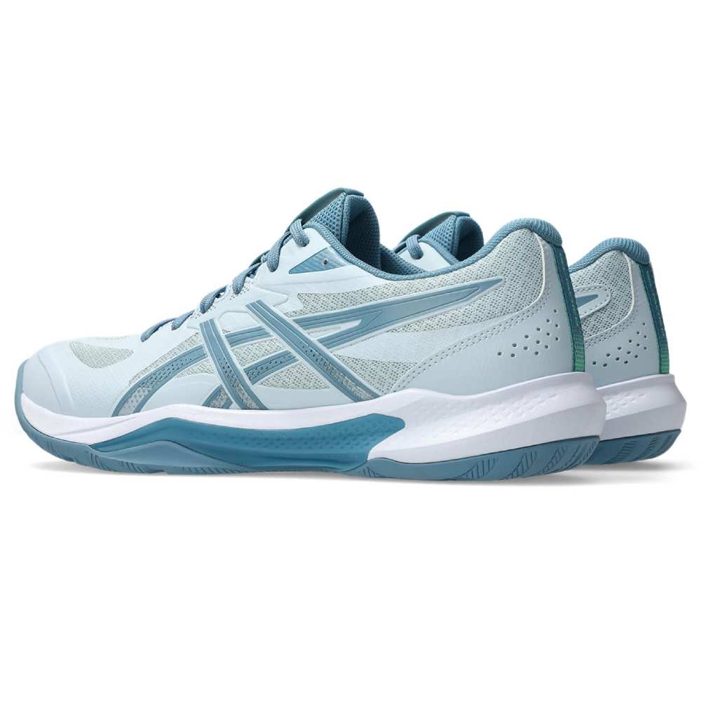 Asics Gel Tactic 13 Men's Indoor Court Shoe (Cool Grey/Saba Blue) - RacquetGuys.ca