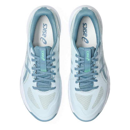 Asics Gel Tactic 13 Men's Indoor Court Shoe (Cool Grey/Saba Blue) - RacquetGuys.ca