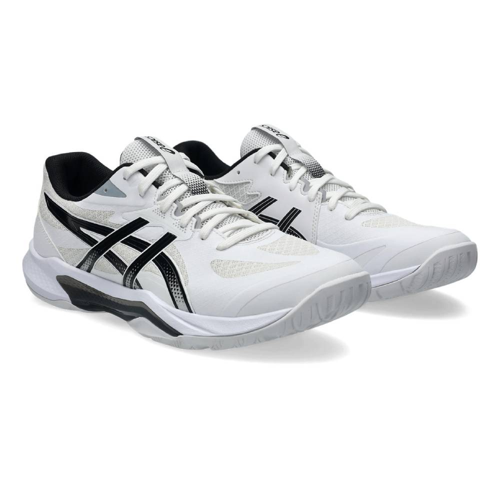 Asics Gel Tactic 13 Men's Indoor Court Shoe (White/Black) - RacquetGuys.ca