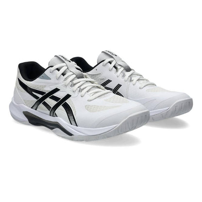 Asics Gel Tactic 13 Men's Indoor Court Shoe (White/Black) - RacquetGuys.ca