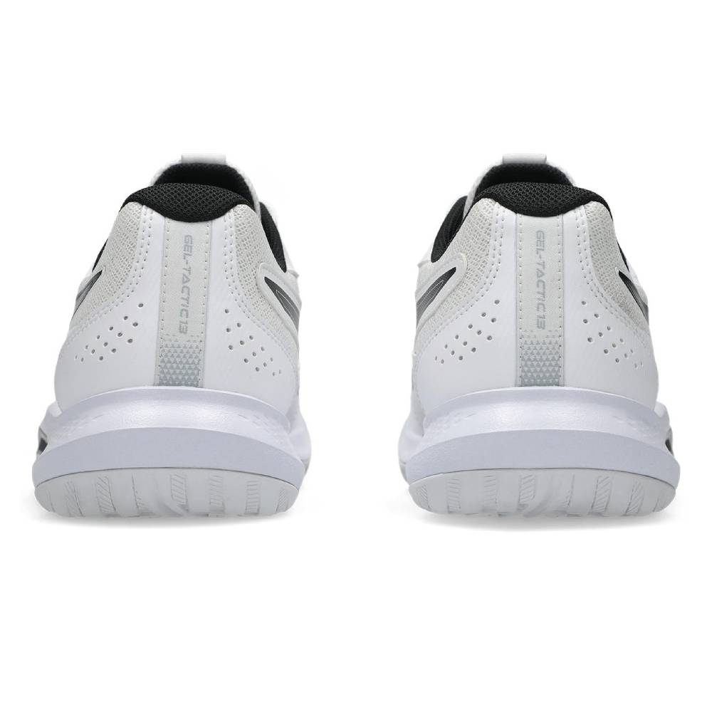 Asics Gel Tactic 13 Men's Indoor Court Shoe (White/Black) - RacquetGuys.ca