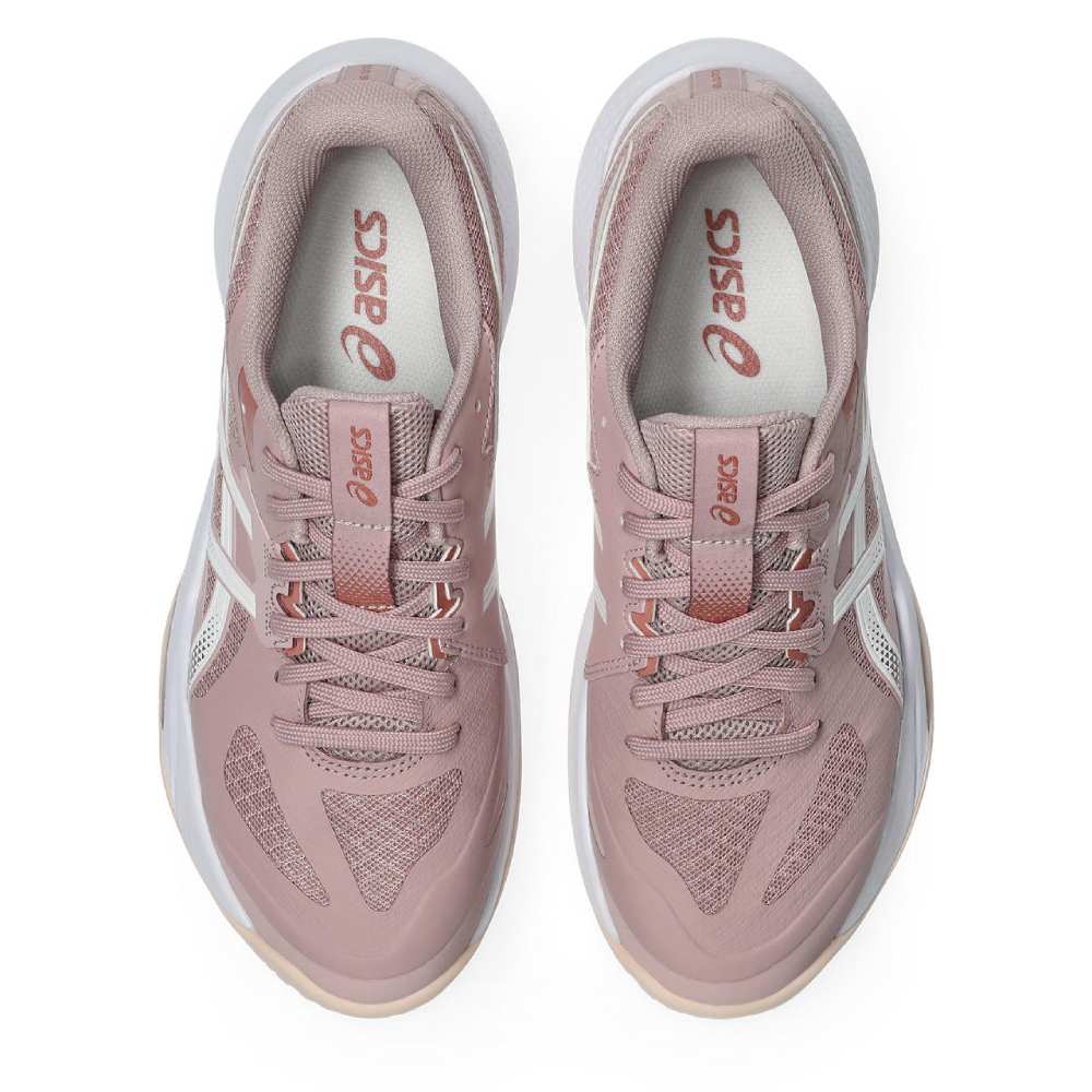 Asics Gel Tactic 13 Women's  Indoor Court Shoe (Morganite/White) - RacquetGuys.ca