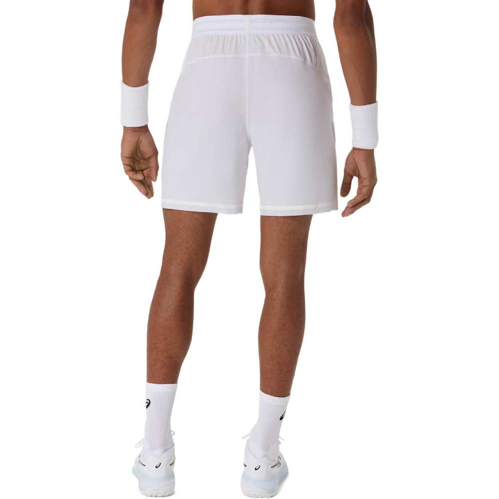 Asics Men's Match Short 7-Inch (Brilliant White) - Description - RacquetGuys.ca