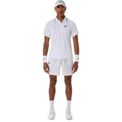 Asics Men's Match Short 7-Inch (Brilliant White) - Description - RacquetGuys.ca
