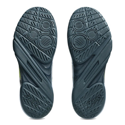 Asics Powerbreak FF Men's Indoor Court Shoe (White/Raw Indigo) - RacquetGuys.ca