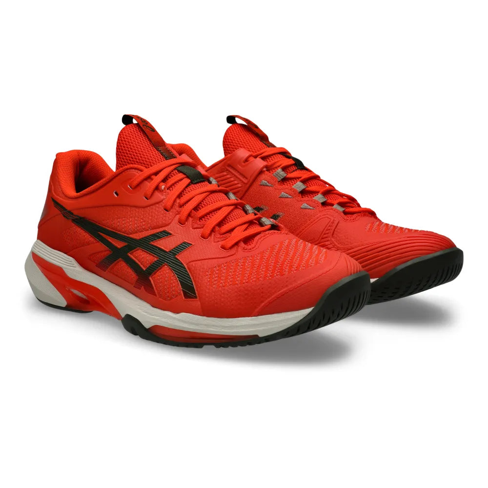 Asics Solution Speed FF 4 Men's Tennis Shoe (Cherry Tomato/Vintage Khaki) - RacquetGuys.ca