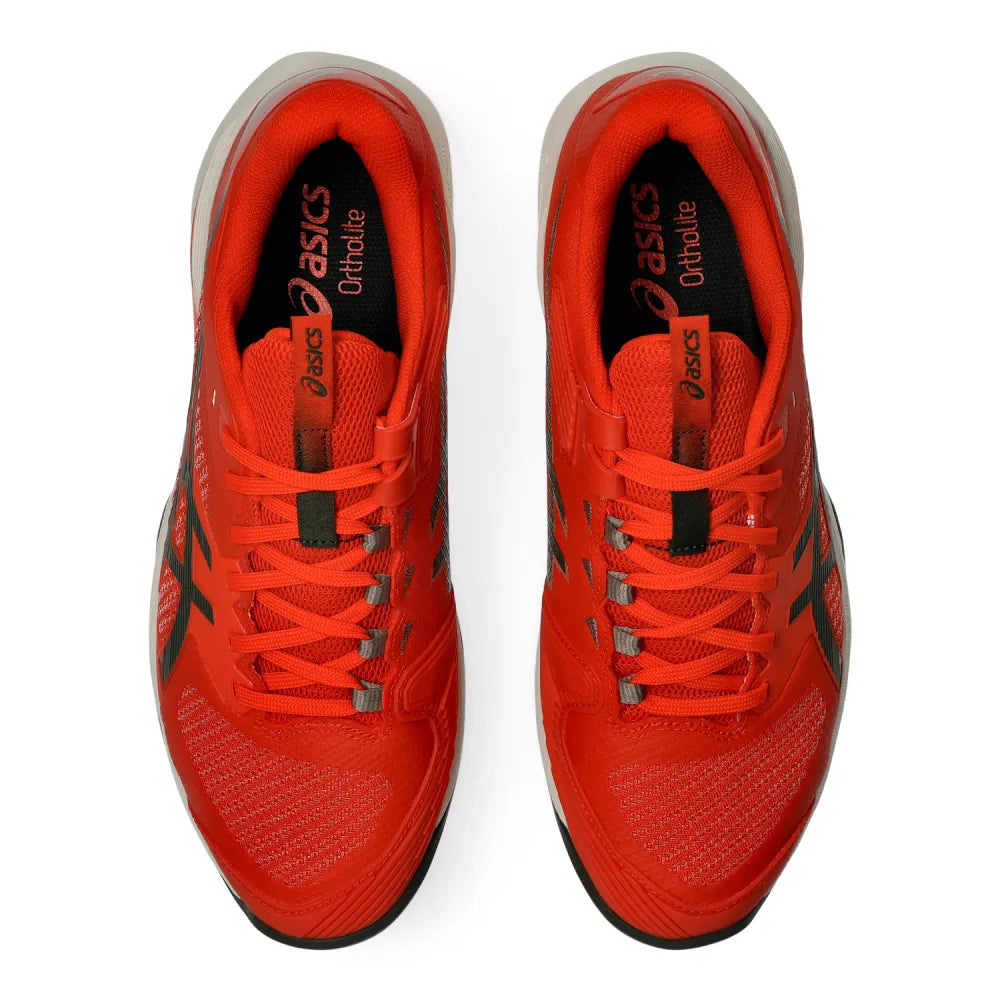 Asics Solution Speed FF 4 Men's Tennis Shoe (Cherry Tomato/Vintage Khaki) - RacquetGuys.ca