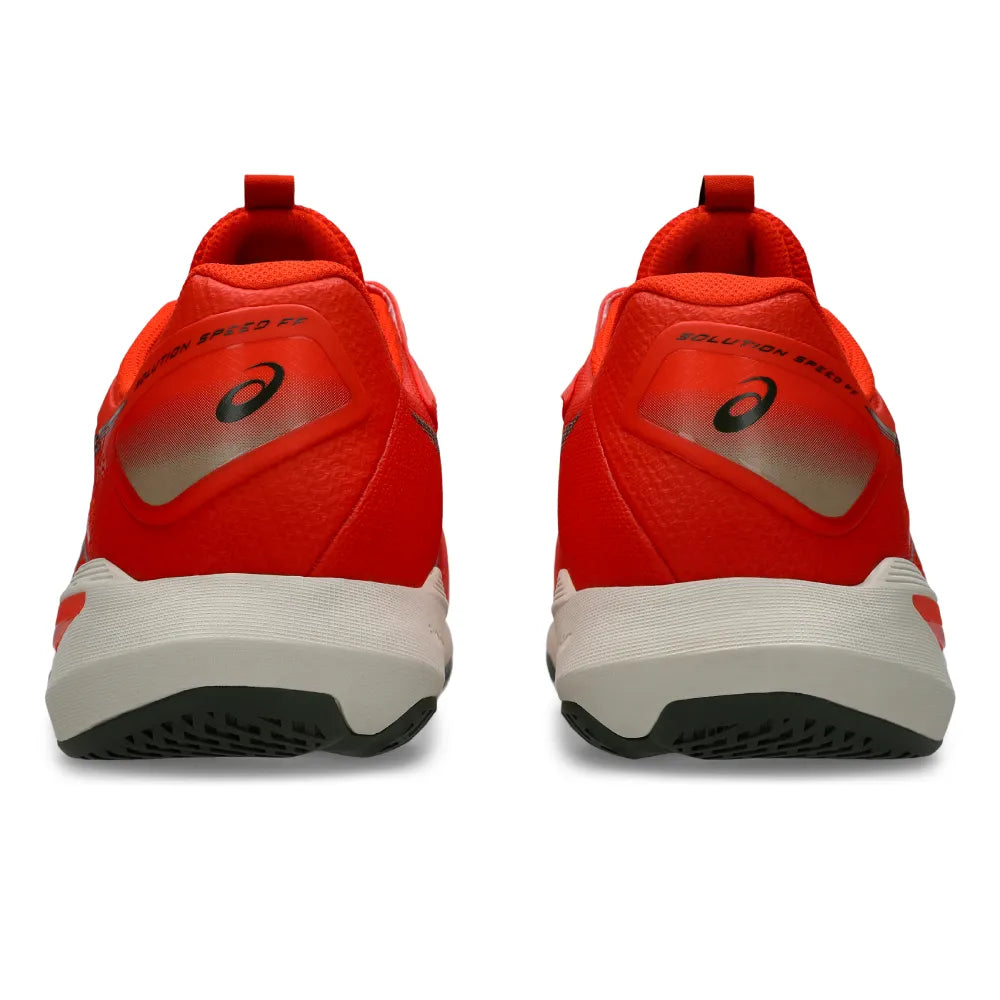 Asics Solution Speed FF 4 Men's Tennis Shoe (Cherry Tomato/Vintage Khaki) - RacquetGuys.ca