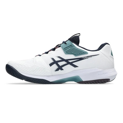 Asics Solution Speed FF 4 Men's Tennis Shoe (White/Midnight) - RacquetGuys.ca