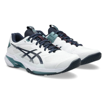 Asics Solution Speed FF 4 Men's Tennis Shoe (White/Midnight) - RacquetGuys.ca