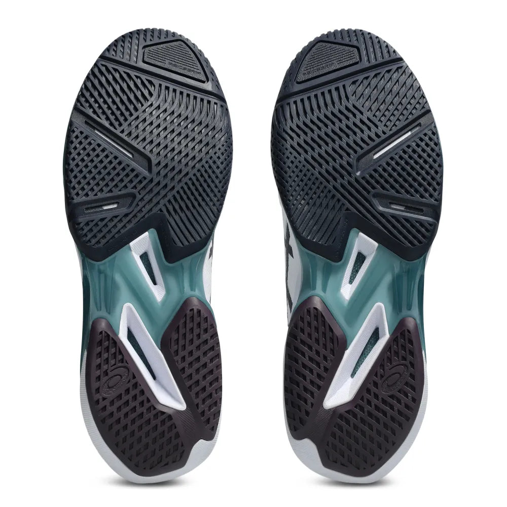 Asics Solution Speed FF 4 Men's Tennis Shoe (White/Midnight) - RacquetGuys.ca
